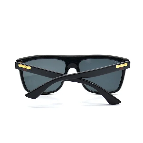 NEW GUCCI GG0748S 001 BLACK GREY AUTHENTIC SUNGLASSES - Picture 6 of 12